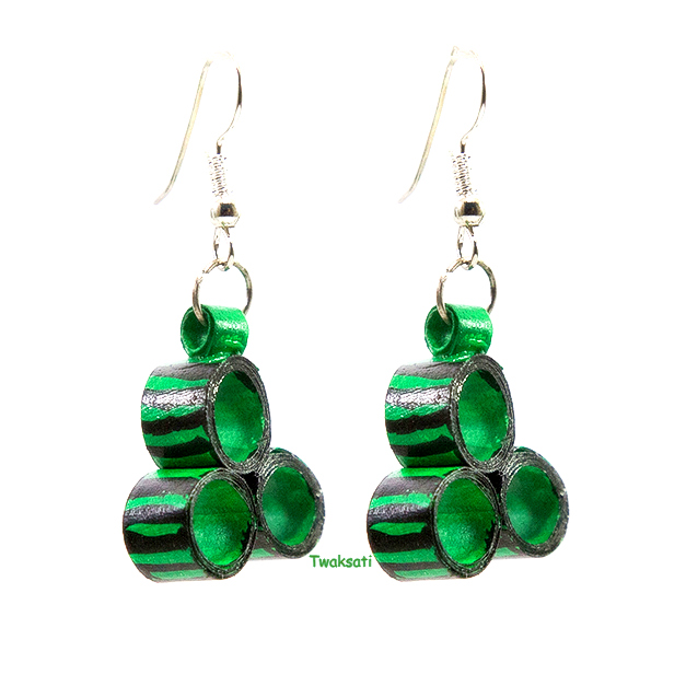 Green 3 Earring